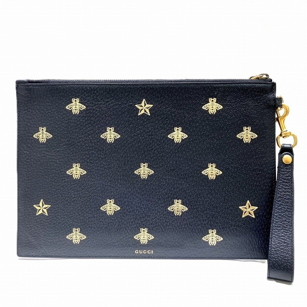 Gucci GUCCI Second Bag Beestar Leather 495066